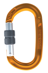 Carabiner Singing Rock Oxy Screw gold, SR K0122EE05