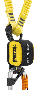 Самостраховка подвійна з амортизатором ривка Petzl Absorbica-Y Mgo 150 FLEX European Version, L014CB01