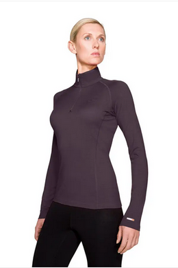 Термофутболка жіноча Icebreaker BF 200 Chakra Zip WOMEN cognac, XS