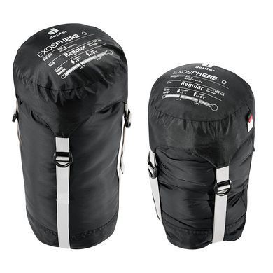 Спальник Deuter Exosphere 0&deg; "чорний-вогнений", 3700121 7530 1, L (лівий)