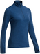 Thermal jacket for women Icebreaker Original LS Half Zip WMN equinox hthr XS