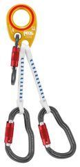 Самостраховка подвійна Petzl Iguane 25 cm для евакуації гелікоптером з землі, L001AA00