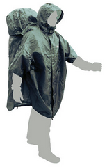 Дощовик-пончо Terra Incognita CapeBag green, Зелений, S/M