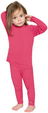 Thermal T-shirt for children Icebreaker JN BF 200 Oasis Crewe Junior bloom, 8
