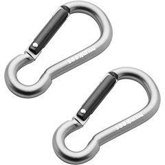 Карабін допоміжний Munkees Pear 6 x 60 mm 2-Pack grey