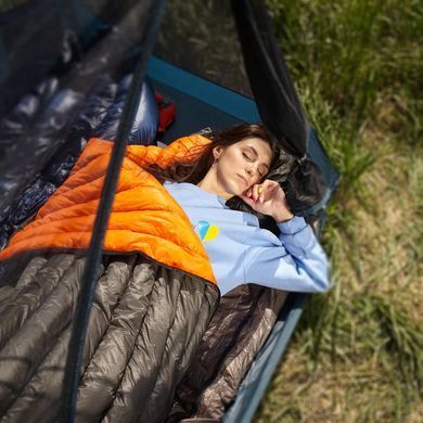 Квілт пуховий ROCK FRONT 350 Pro Ultralight сірий