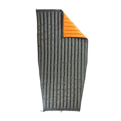 Квілт пуховий ROCK FRONT 350 Pro Ultralight сірий