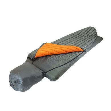 Квілт пуховий ROCK FRONT 350 Pro Ultralight сірий