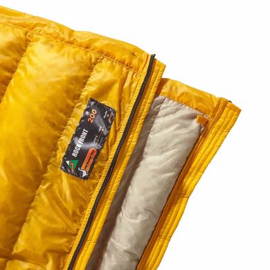 Sleeping bag ROCK FRONT 200 mustard