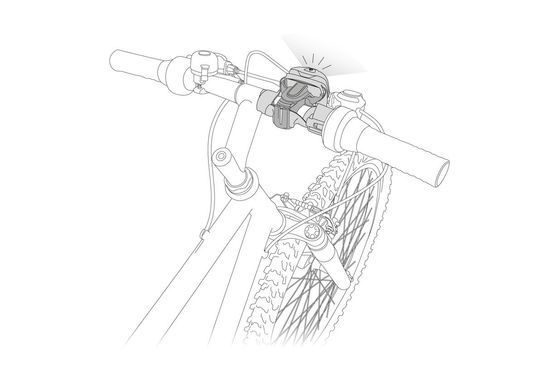 Кріплення до велосипеду Petzl Bike Adapt для ліхтарів Petzl, E000AA00