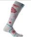 Thermal socks for women Icebreaker Ski+ UltraLite OTC WMN bone/cruise/garnet M