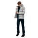 Men's down jacket ROCK FRONT Nord grey, Grey, S
