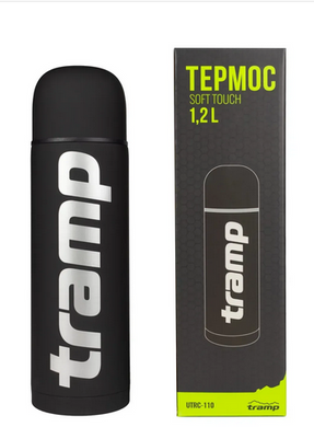 Термос Tramp Soft Touch 1,2 л black
