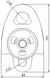 Блок-ролик подвійний Singing Rock Pulley Twin, RK802EE00 - orange