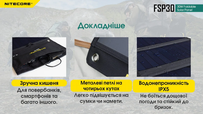 Solar panel Nitecore FSP30W