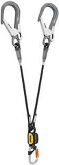 Самостраховка подвійна з амортизатором ривка Petzl Absorbica&reg;-Y Mgo 80 International Version, L012BB00