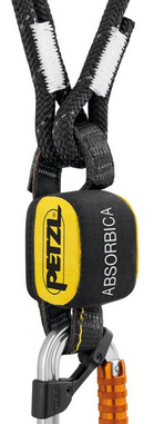 Самостраховка подвійна з амортизатором ривка Petzl Absorbica-Y Mgo 150 FLEX International Version, L014BB01