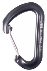 Carabiner First Ascent HELIUM Bent grey, FA 7021 04