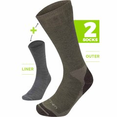 Термошкарпетки Lorpen CWSS Cold Weather System (set of 2 socks) brown S