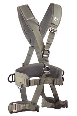 Complete fall arrest harness First Ascent Urban + Comfort khaki, FA101703SM, S/M (waist circumference 75-100 cm)