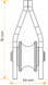 Блок-ролик Singing Rock Pulley Miky, RK806BB00