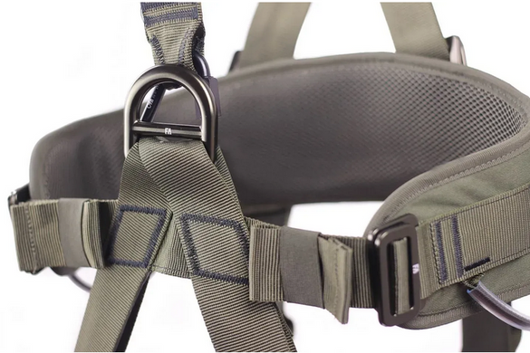 Complete fall arrest harness First Ascent Urban + Comfort khaki, FA101703SM, S/M (waist circumference 75-100 cm)