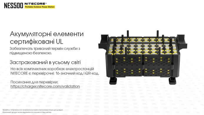 Зарядна станція Nitecore NES500