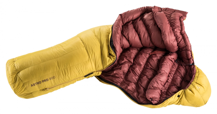Спальник Deuter Astro Pro 800 SL turmeric-redwood