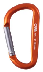 Auxiliary carabiner First Ascent NFC orange, FA 7020 04