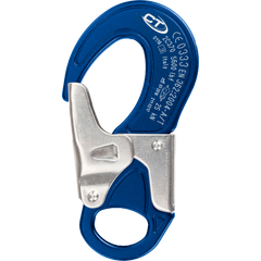Carabiner Climbing Technology Shelter Evo blue / polished, 2C37000WVA