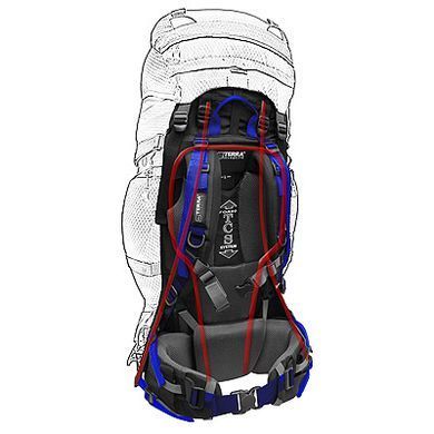 Backpack Terra Incognita Discover 100 L, Ті Discover 100 blue