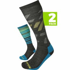 Thermal socks Lorpen S2MME Ski Mid Men Eco 2 Pack charcoal/blue M