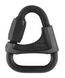 Карабін-конектор трикутний Petzl DELTA 8 mm black з позиціонуючою планкою, P11 8BN