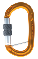 Carabiner Singing Rock Oxy BC Screw gold, SR K0123EC05