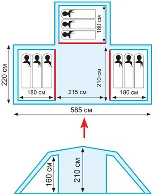 Tent Tramp Brest 9 (V2), UTRT-084
