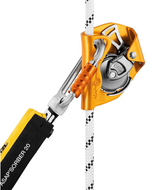 Мотузка статична з одним вшитим кінцем та амортизатором Petzl Asap'Axis 11 mm 10 m