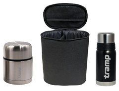Комплект термосів у чохлі Tramp DinnerBox Set 0.5 L black