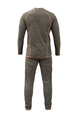 Set of men's thermal underwear Tribe Microfleece olive, Olive, S