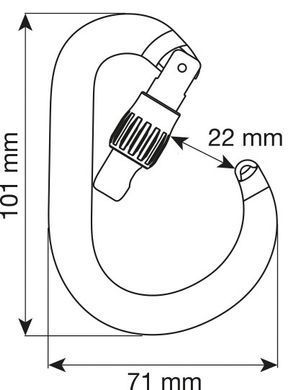 Карабін Camp Nimbus Lock Pack 3 pcs. , 3434