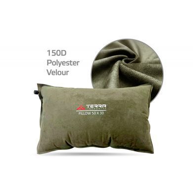 Self-inflating pillow Terra Incognita Pillow, Ti Pillow, Green