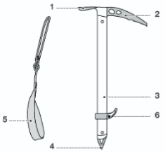 Льодоруб Petzl Glacier 60 cm, U025AA01