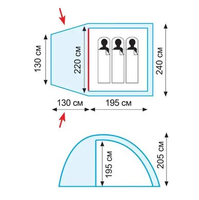 Tent Tramp Lite Anchor 3, TLT-031.06