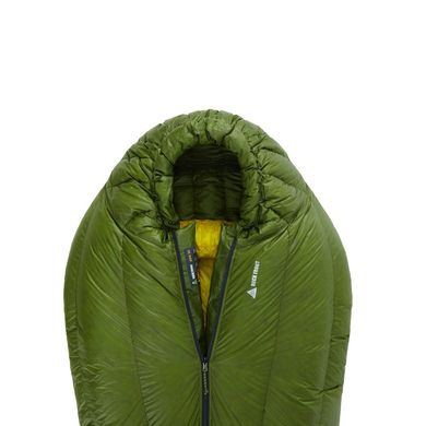 Sleeping bag ROCK FRONT 800 3D M Short khaki-mustard