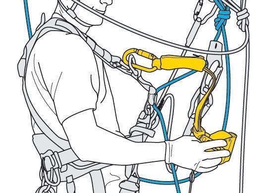 Mobile fall arrester for rope Petzl Asap Lock, B071BA00