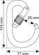 Карабін Camp Core Lock, 2925