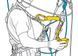Mobile fall arrester for rope Petzl Asap Lock, B071BA00