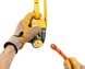Adjustable friction saver for arborists with self-release Petzl Eject, G001AA00