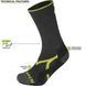 Термошкарпетки Lorpen T2MME T2 Men Midweight Hiker Eco charcoal/lime L