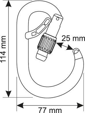 Carabiner Camp Core Belay Lock, 2926