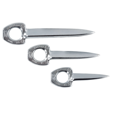 Soft steel zinc plated piton Climbing Technology Universal 15 cm